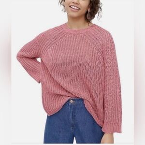 J.Crew Relaxed-fit Linen Beach Sweater Size XS Style AY820 Pink